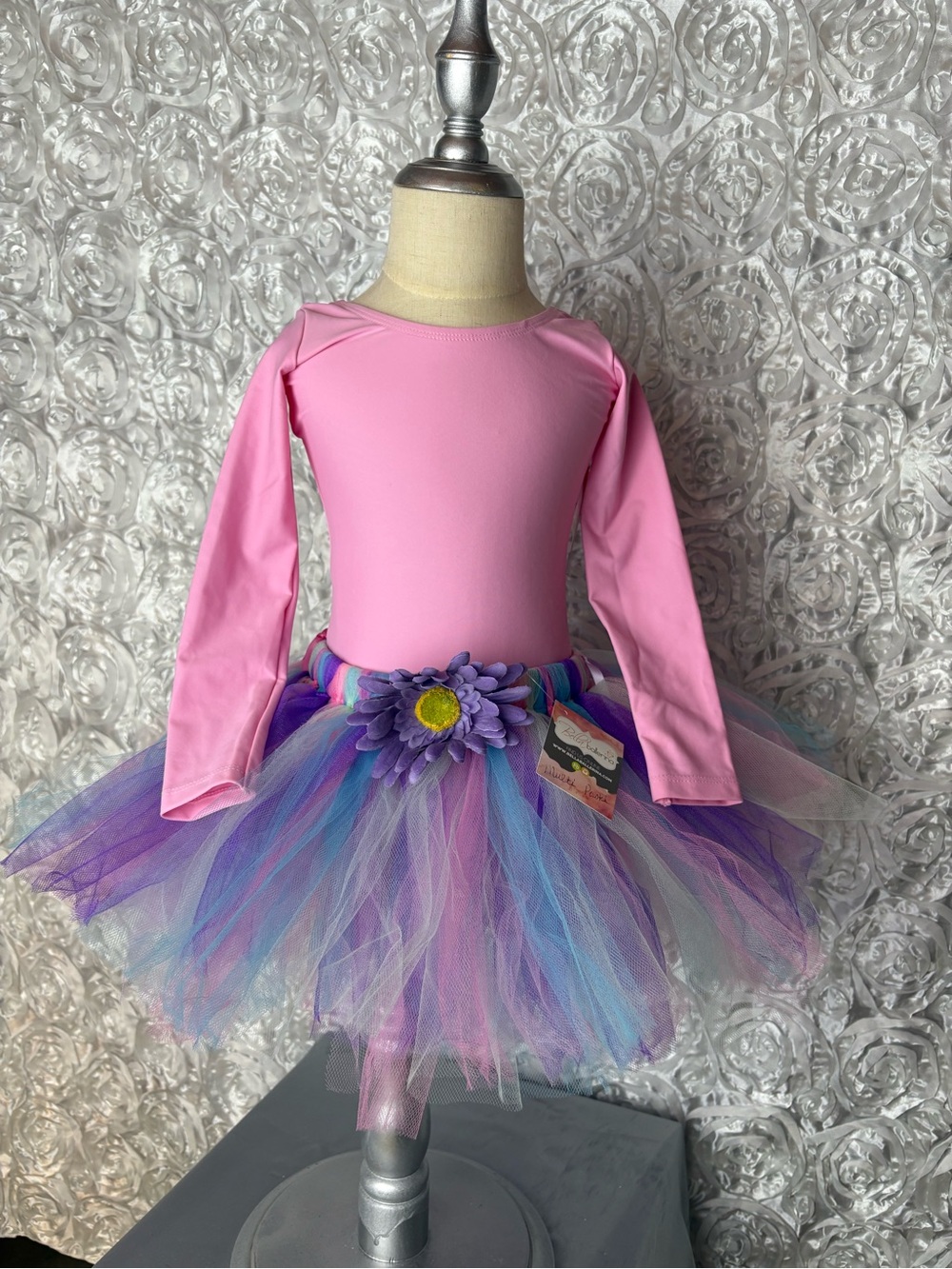 Pink Long-Sleeve Leotard - Kids Costume